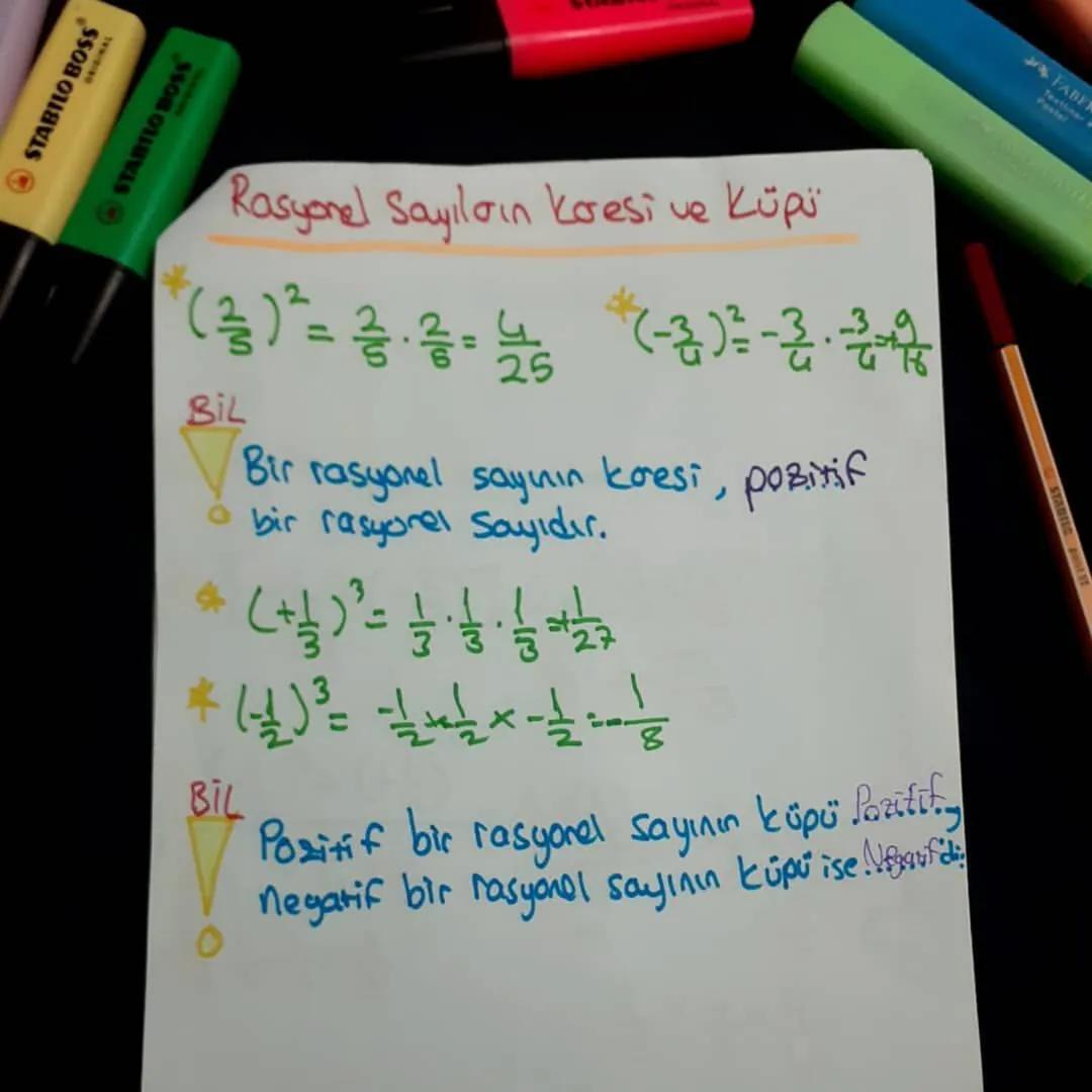 TABI
واه
DiKKAT
Rasyonel Sayılar
a:...Tam..... Say!,
b: O. (sıfır.)...'dan farklı tam
Olmak zorunda
=Tanimsiz&
Sayr Dogrusu:
Negatif. Rasyon