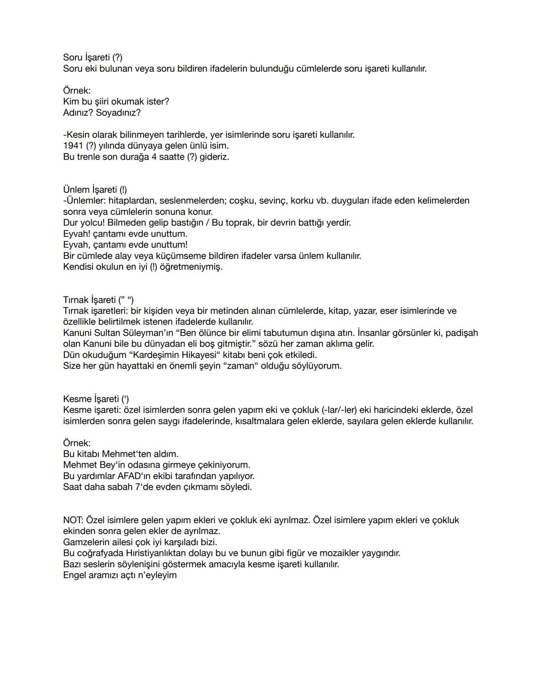 NOKTALAMA İŞARETLERİ
Nokta (.)
Nokta işareti; cümlelerin sonuna, kısaltmaların sonuna, sıra ifade eden sayıların sonuna, madde
bildiren sayı