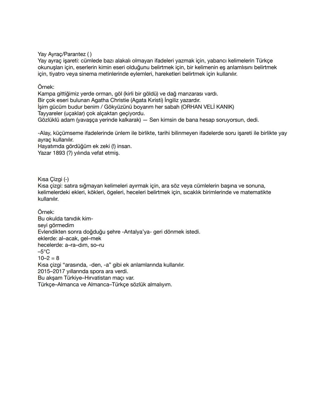 NOKTALAMA İŞARETLERİ
Nokta (.)
Nokta işareti; cümlelerin sonuna, kısaltmaların sonuna, sıra ifade eden sayıların sonuna, madde
bildiren sayı