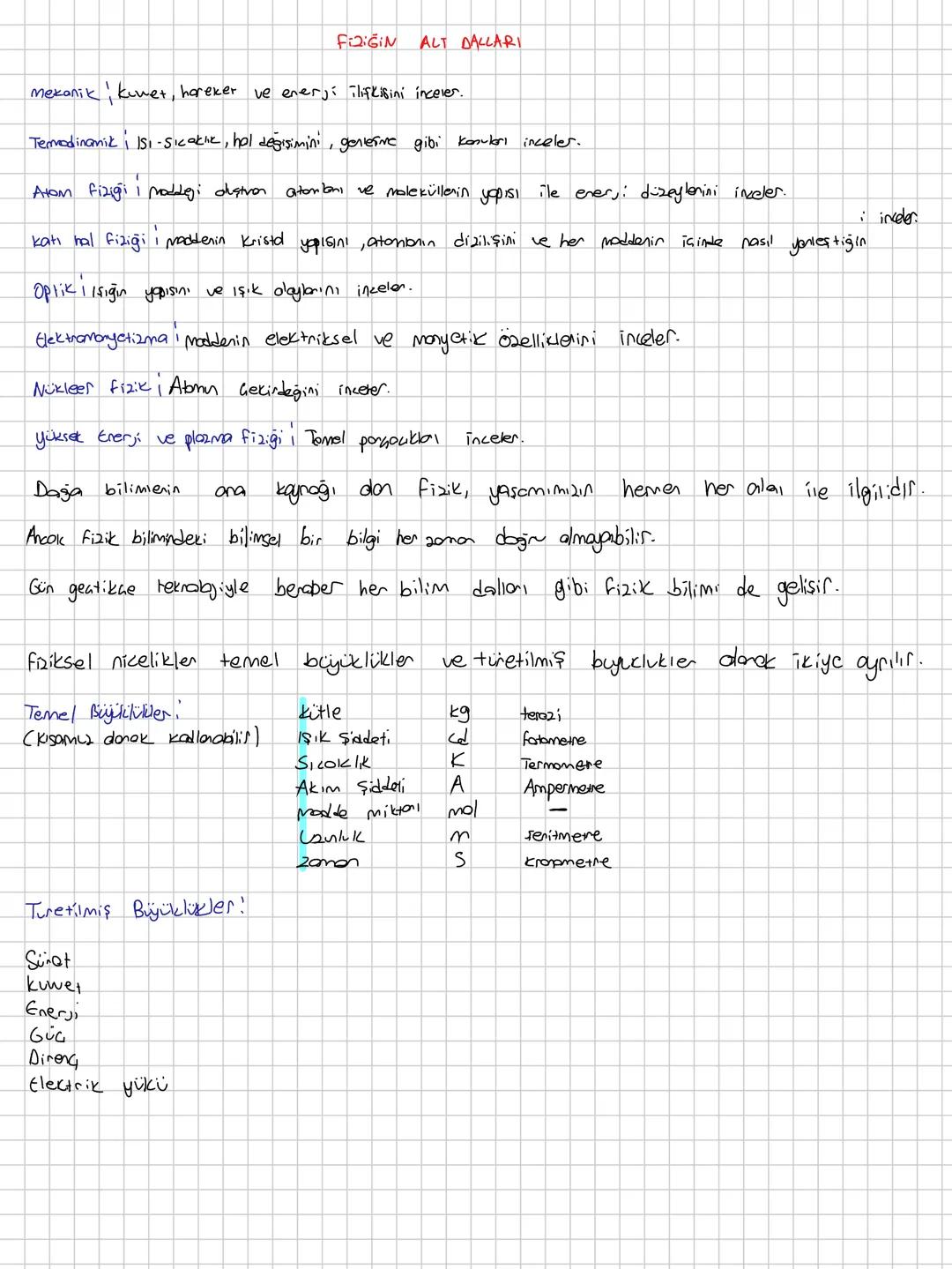 FGIN
ALT DALLARI
mekanikkunet, hareker
ve enerji ilişkisini inceler.
i inceler
Temodinamik i 151 - Sıcaklık, hol değişimini, genlerime gibi 