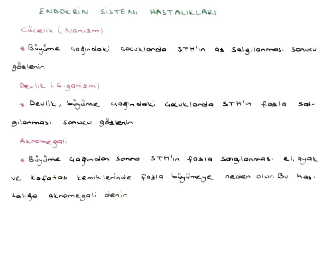 Endokrin sistem hastalıkları
