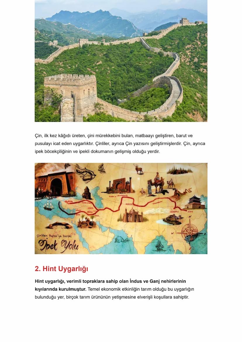 İlk Uygarlıklar
İlk uygarlıklar ve medeniyetler genel olarak Kuzey Yarım Küre'nin Sıcak ve Orta
Kuşağında kurulmuştur.
İlk insanlara ait en 