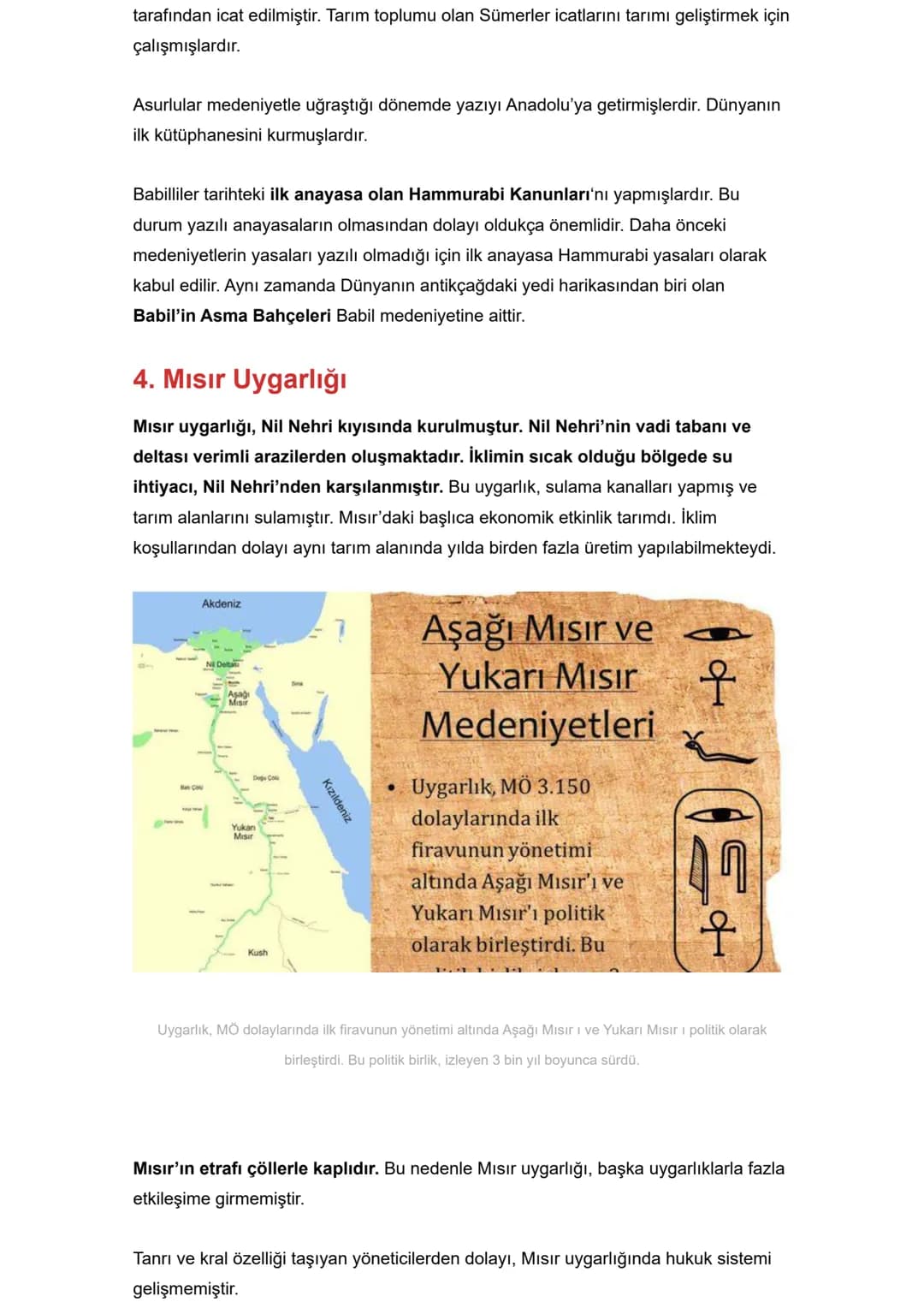 İlk Uygarlıklar
İlk uygarlıklar ve medeniyetler genel olarak Kuzey Yarım Küre'nin Sıcak ve Orta
Kuşağında kurulmuştur.
İlk insanlara ait en 