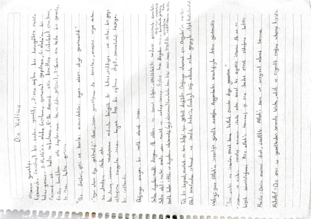 9. Sınıf din kültürü ve ahlak bilgisi 1 ünite