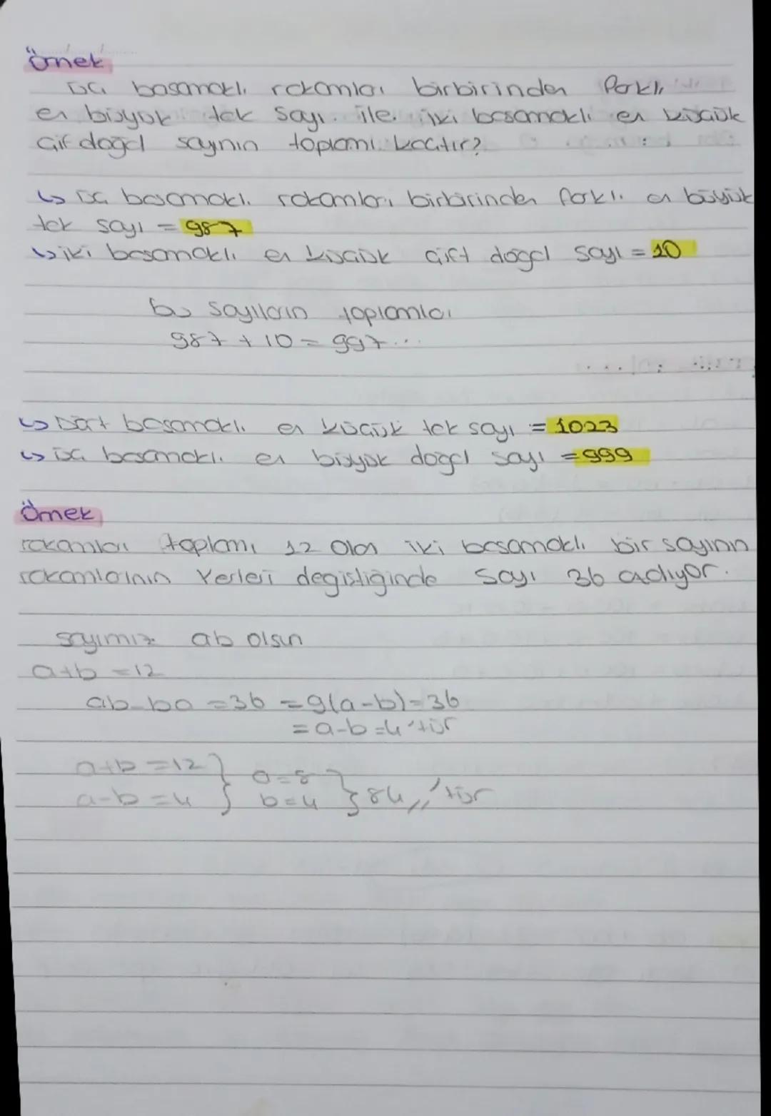 BASAMAK LAVRAMI HALkinde Not
Basamak Lourom!
Sayi değer; Her rakamın
Basamak Her
rotomin
Basamak Deger; bir
Sayiyo Lolligi değerdir
Örnek. 5