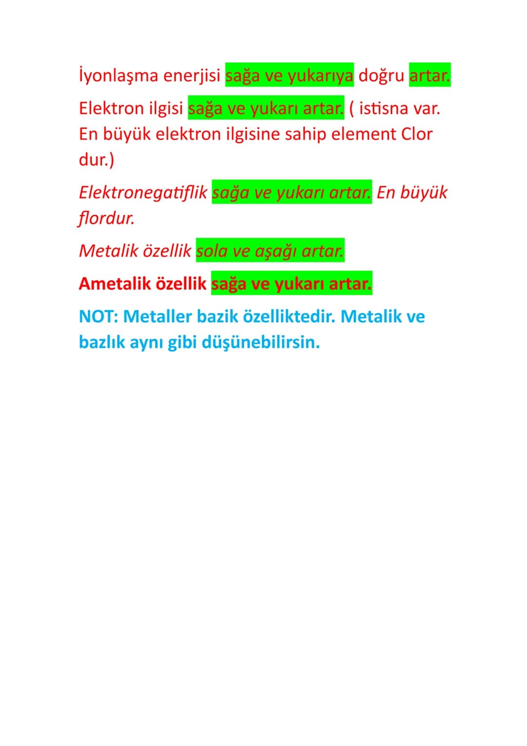 • MODERN ATOM TEORİSİ KİMYA TEKRARI
Heisenberg Belirsizlik İlkesi; Atomda bir elektronun yeri ve hızı aynı
anda bilinemez.
De Broglie Dalga 