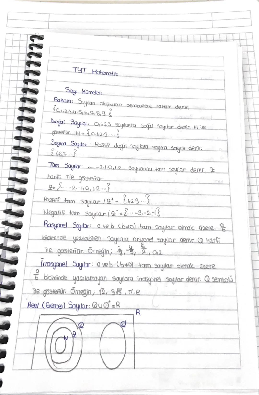 Tyt matematik sayı kümeleri ve işlem önceliği 