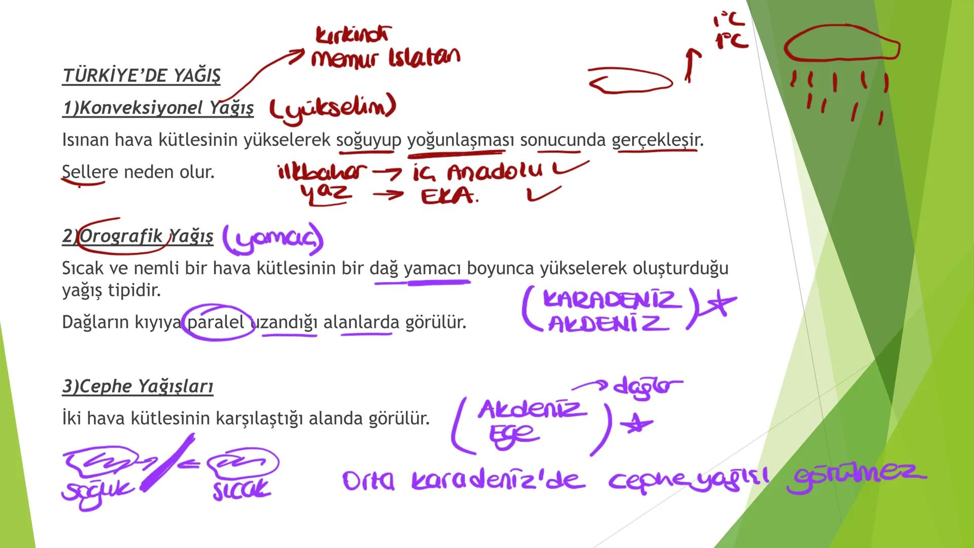 TÜRKİYE'NİN İKLİMİ İklim
Mutlak Konum
matematik
► Akdeniz İklimi görülür.
► Batı rüzgarları görülür.
‣ Cephe yağışları etkilidir.
Dört mevsi