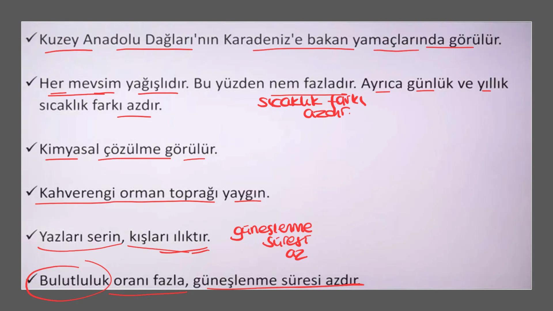 TÜRKİYE'NİN İKLİMİ İklim
Mutlak Konum
matematik
► Akdeniz İklimi görülür.
► Batı rüzgarları görülür.
‣ Cephe yağışları etkilidir.
Dört mevsi