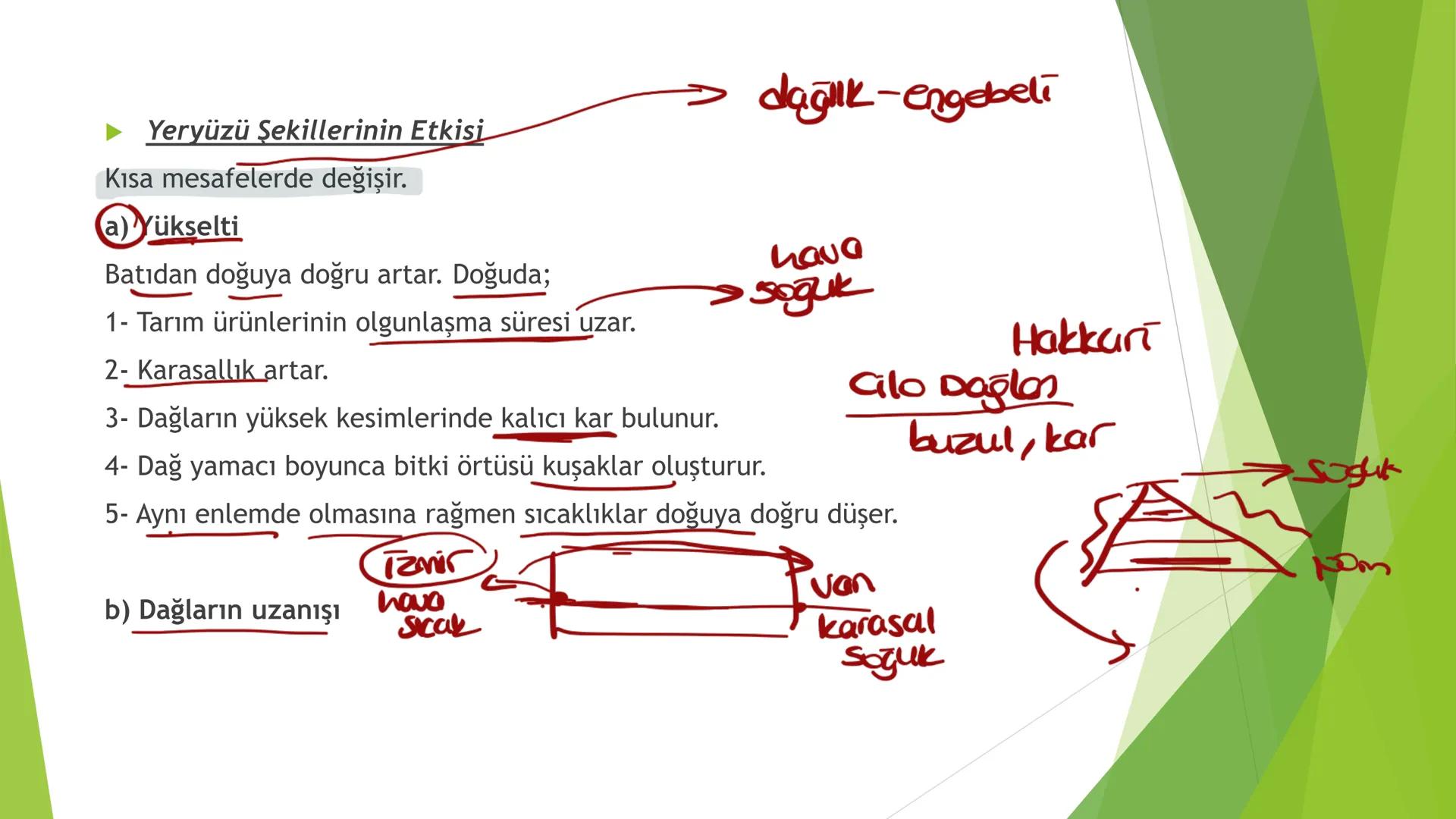 TÜRKİYE'NİN İKLİMİ İklim
Mutlak Konum
matematik
► Akdeniz İklimi görülür.
► Batı rüzgarları görülür.
‣ Cephe yağışları etkilidir.
Dört mevsi