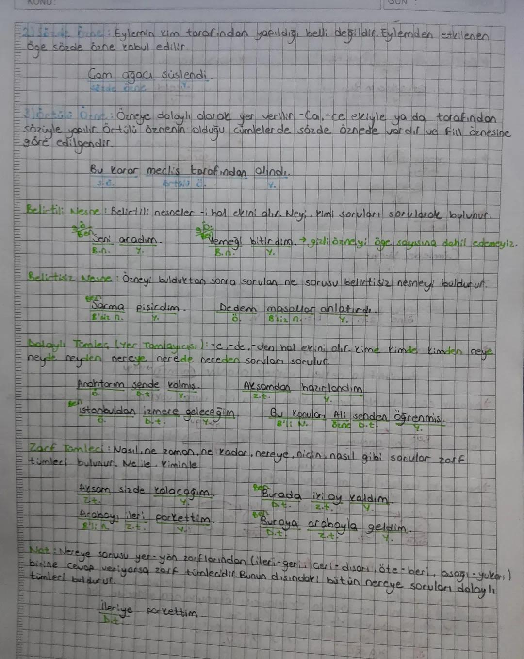 Tision Tamlan
Tamlayan: -10, -101-010,-nin evidir. 1. tekil ve 1.
Tamlayan ekinin diğer ismi ilgi ekidir.
Cogulda
-im-im alabilir.
Tanknon e