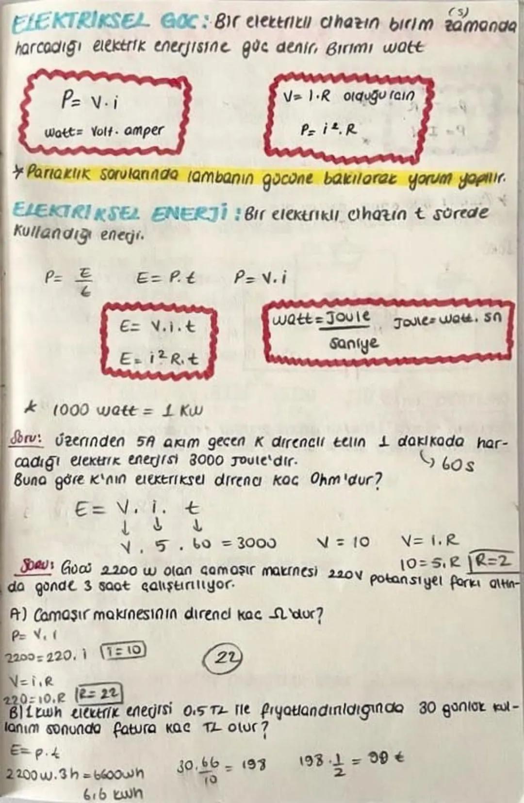 # ELEKTRİK AKIMI

Bir lletkenin kesitinden birim zamanda gecen yok mikto.
rina denir.

Akım siddetı (I) ile gösterilir. Birimi Amperaır,

Te