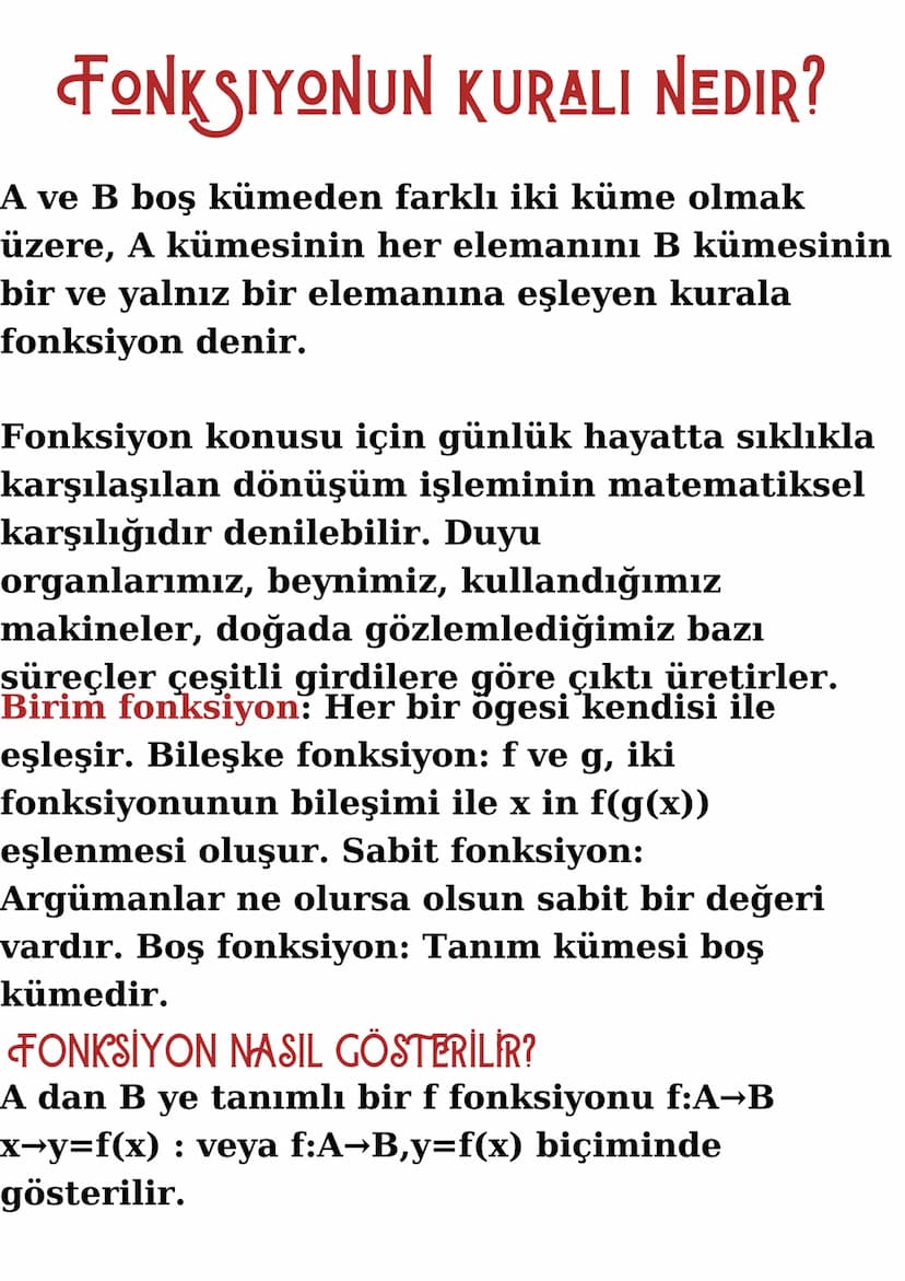 MATEMATİK
PROJE ÖDEVİ
Okulun adı:
Öğretmenin adı:
Proje ödevi konusu: Fonksiyonlar
ct9x-2
2x3
1
P=rπT
4x=8
3
Six±9
y=2
-= 3.1 0x
lim ct9x-2
