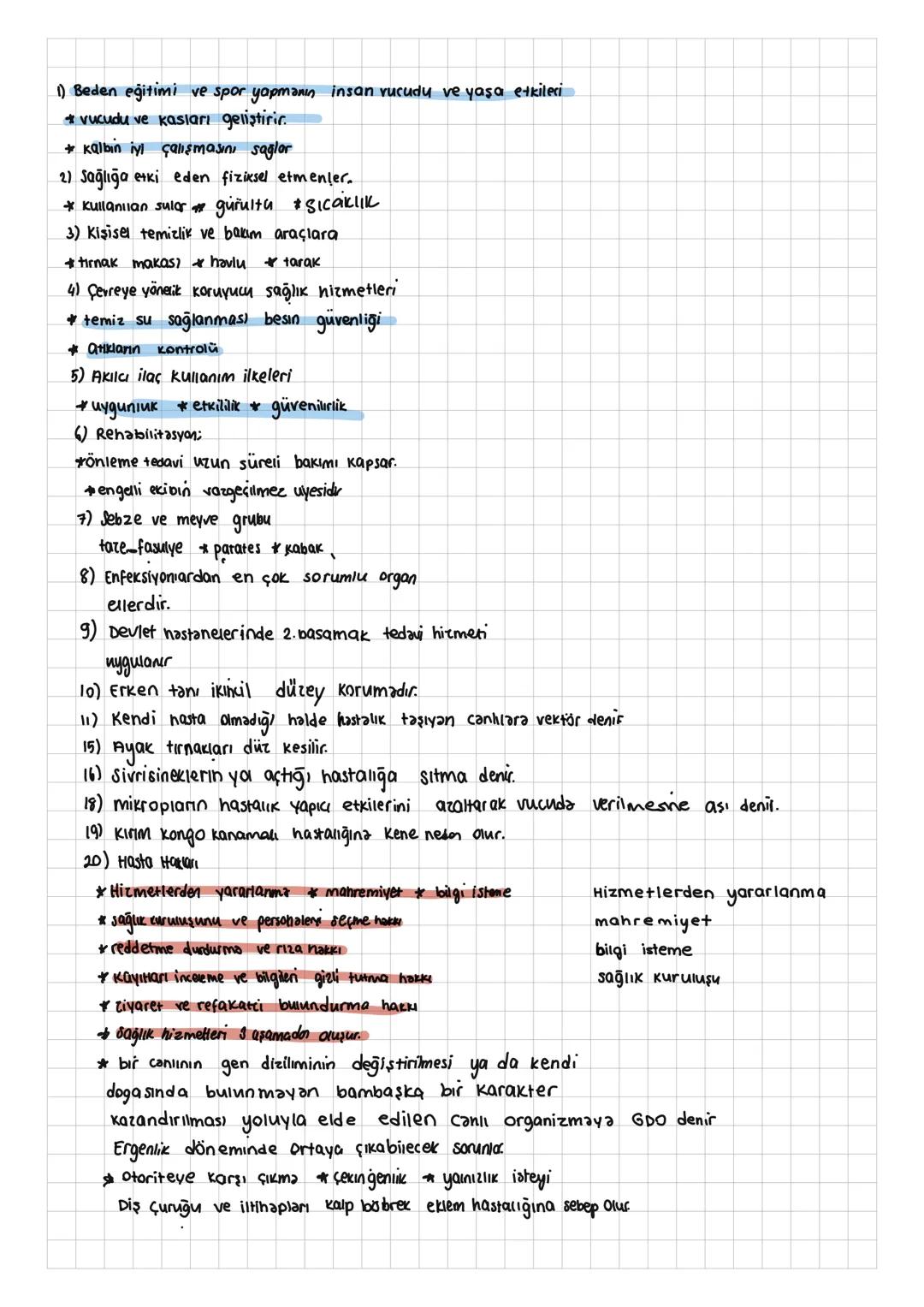 1) Beden eğitimi ve spor yapmanın insan vucudu ve yaşa etkileri
*vucudu ve kasları geliştirir.
Kalbin iyi çalışmasını sağlar
2) Sağlığa etki