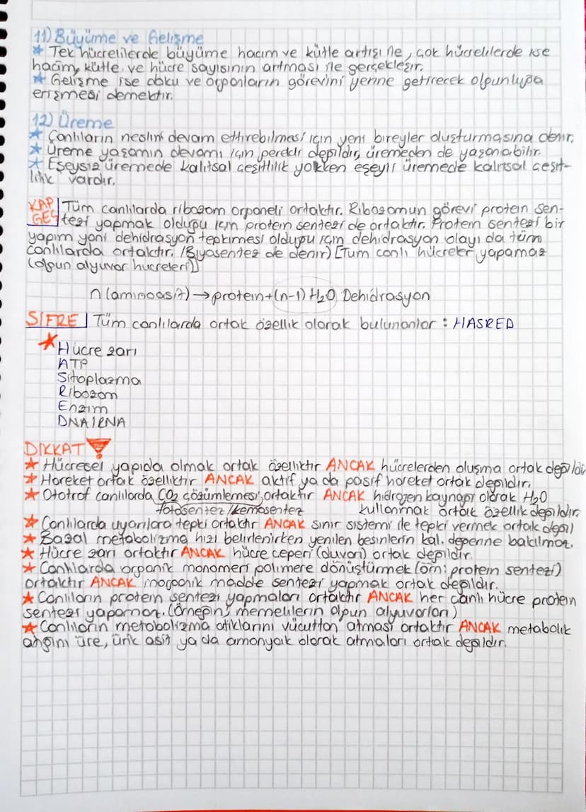 citloga
Yaşam Bilimi Biyoloji
1) Hücresel Yapı
Canlıların Ortak Özellikleri
Hücre canlının en küçük yapısal ve işlevsel birimidir.
Bütün can