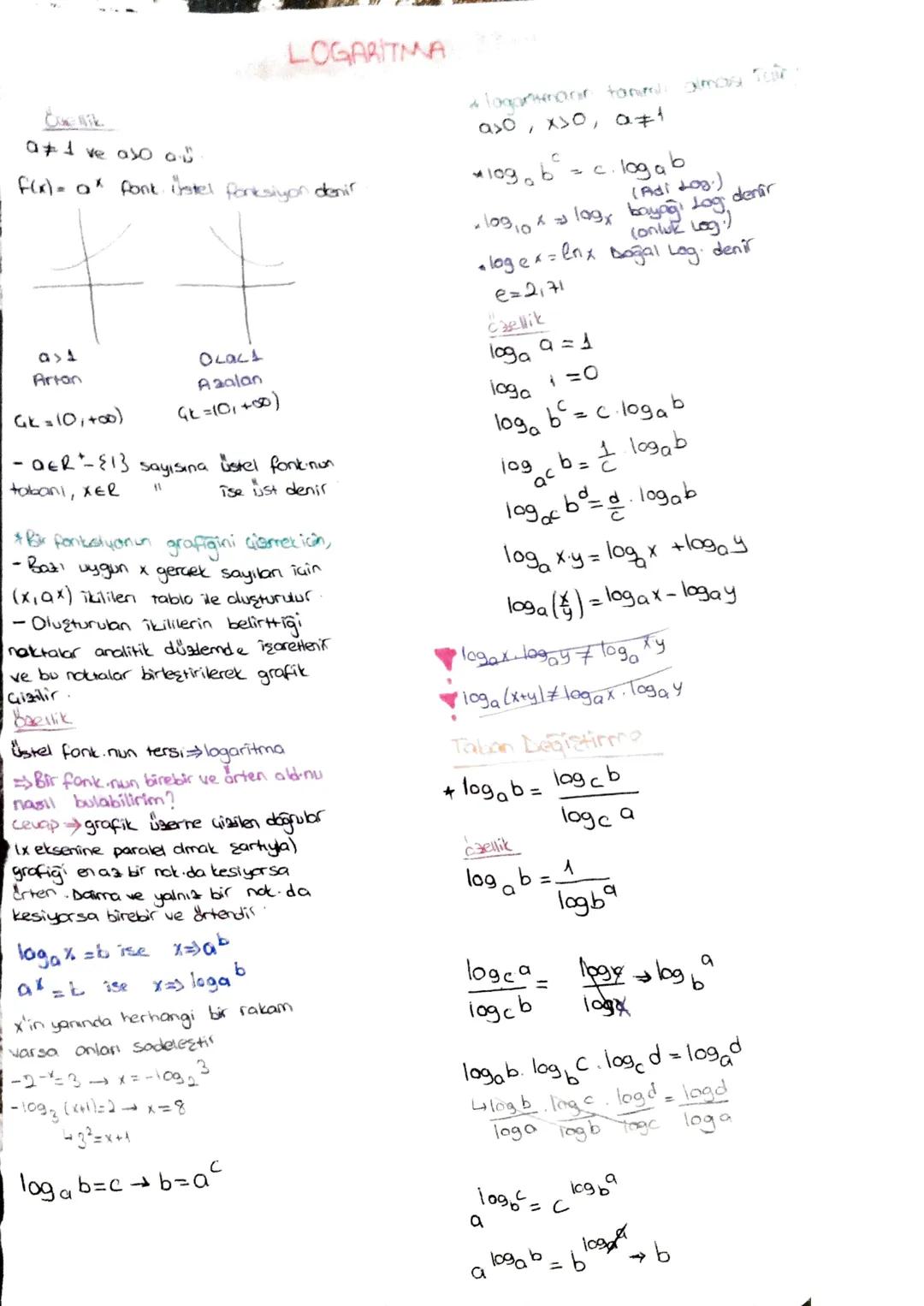 Chelik
a#1 ve aso ay
LOGARITMA
f(x)= a* fonk. Üstel fonksiyon denir
9>1
Artan
GK=101+00)
Azalan
GK=101+00)
* logonimanın tanıml
900
*1096° -