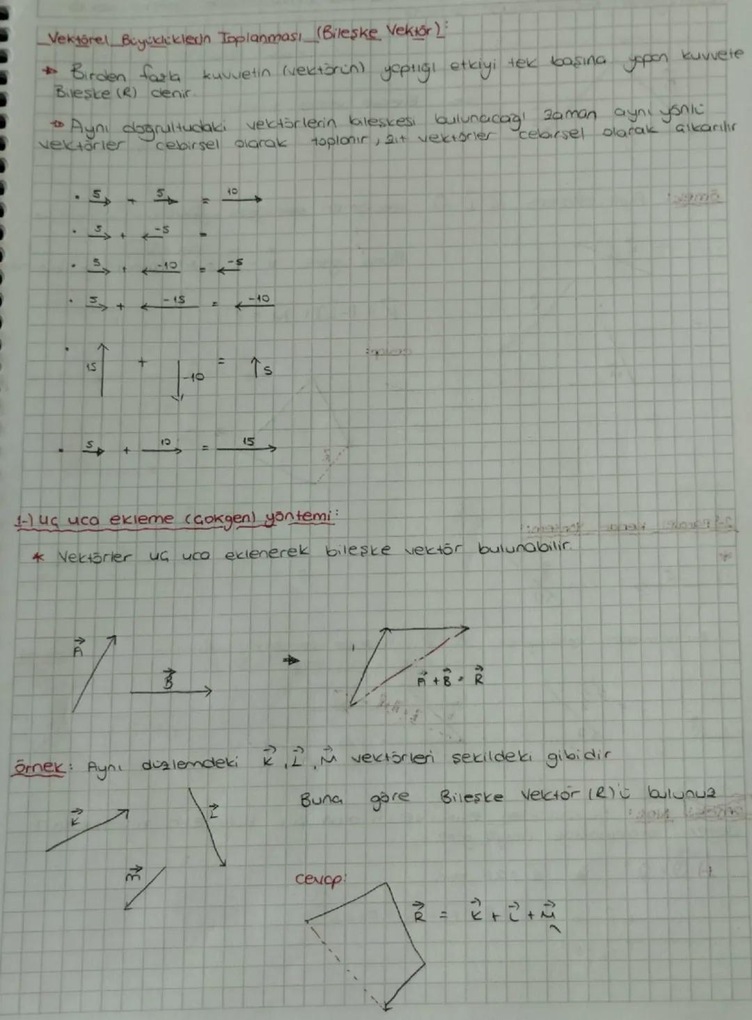 Vektörler
Kuwet ve Hareket
*Fiziksel nicelikler
caere
2'ye ayrılır
Skaler büyüklük ve vektörel büyüklük olmak
Sadece bir seyi ve birim ile i