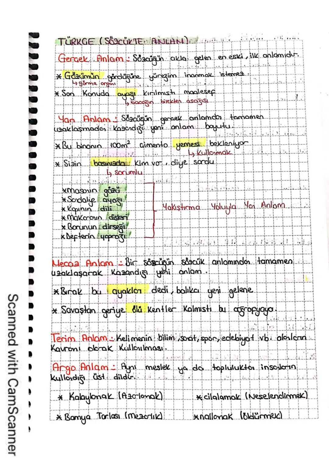 -TÜRKGE (SÖZCÜKTE ANLAN).
Gerçek Anlam - Sözcüğün akla gelen en eski, ilk anlamidu.
* Gözümün gördüğüne yüreğim inanmak istemes
görme organ
