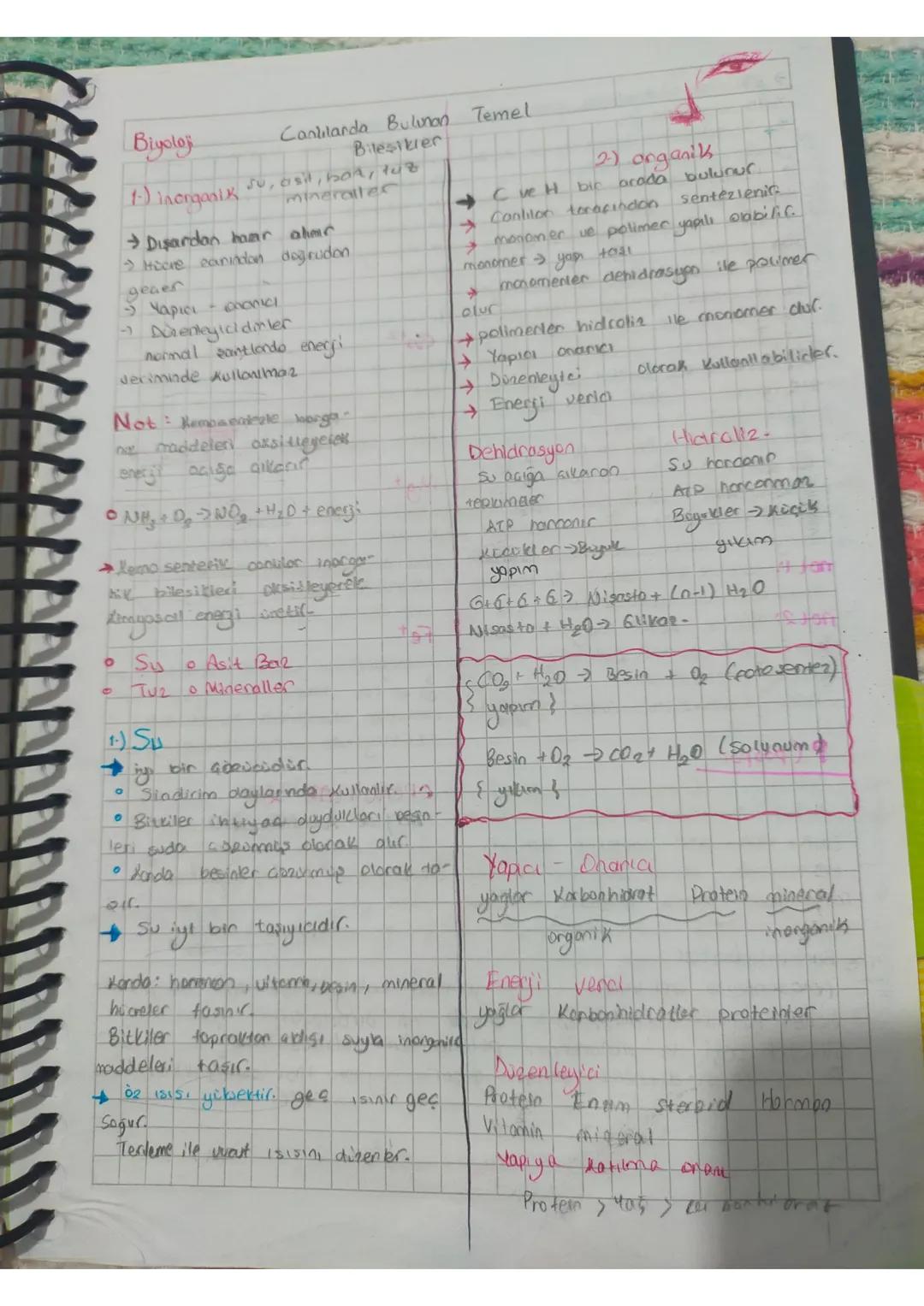 424
Enzimler, iain calışma ortomi oluşturur.
7.15 su gerekic
→ Su molekulleri üstten doar dondu.
gunda
hacmi actal
3.) Tuzlar
Asit ve boz Te