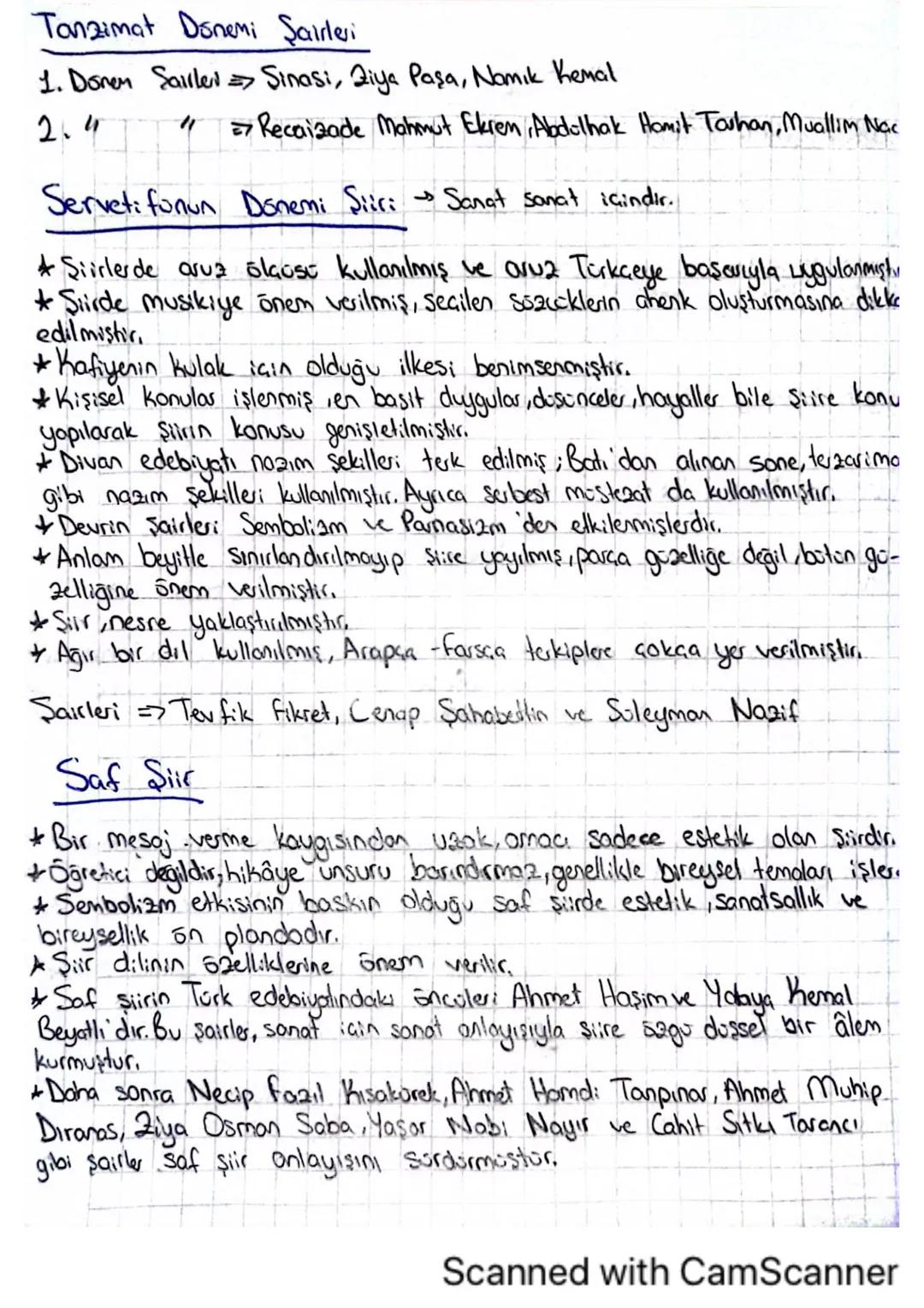 Tanzimat Dsnemi Şairleri
1. Donen Sailler = Sinasi, Ziya Paşa, Namık Kemal
2.4
Recaizade Mahmut Ekrem Abdulhak Homit Toshan, Muallim Nac
Ser