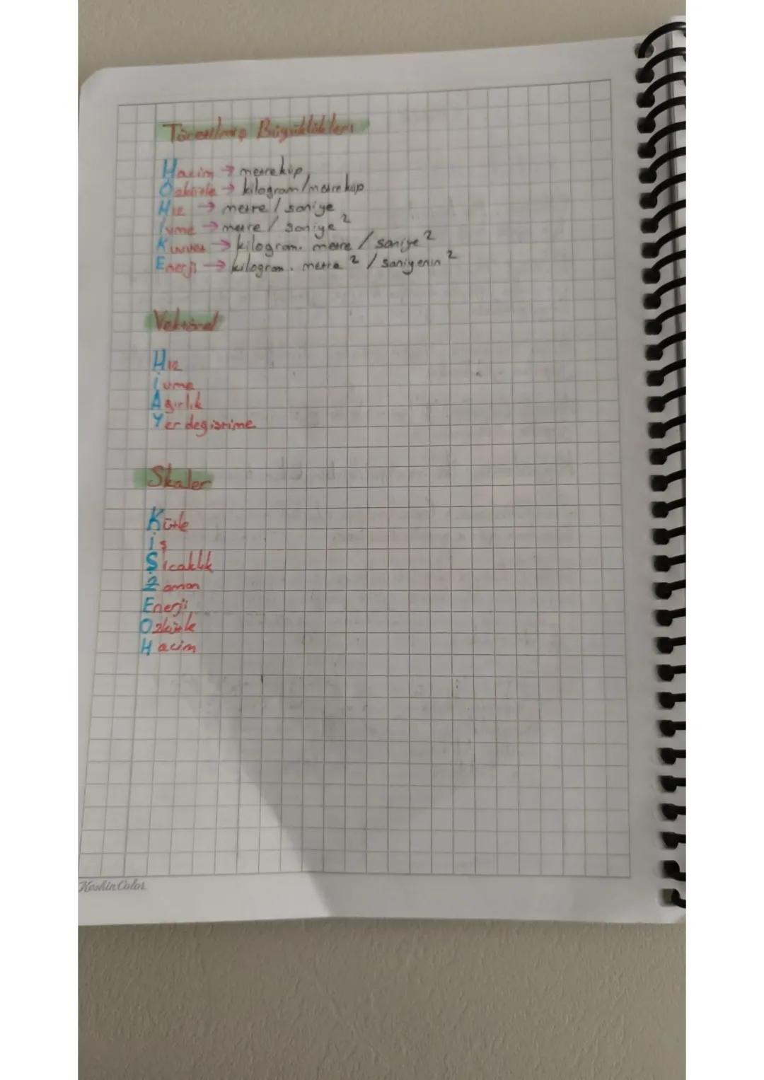 Finik
Fiziksel niceliklerin Starflandmas
Olame: Bir büyüklüğü önceden tanımlamış bir ölçeğin
birimiyle karşılaştırarak yapılan is.
büyüklük
