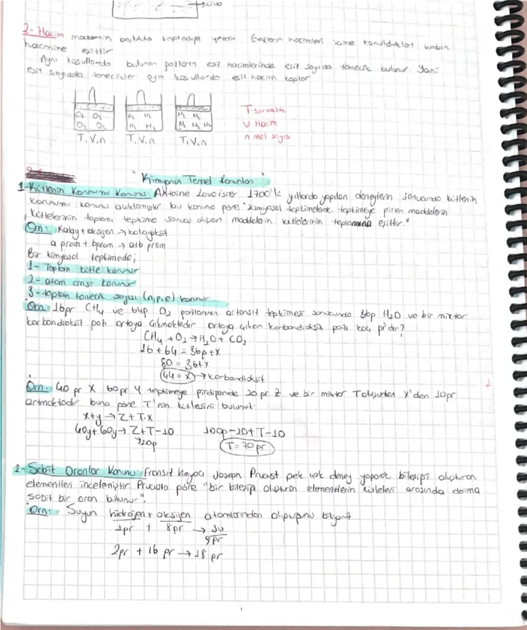 صاته

2- Hacim mockmin besluts kopladışı yenerir.
hacmine

Aynı koşullardo
Gozların hacimleri iame konulduklar kabin
bulunan polların esit n