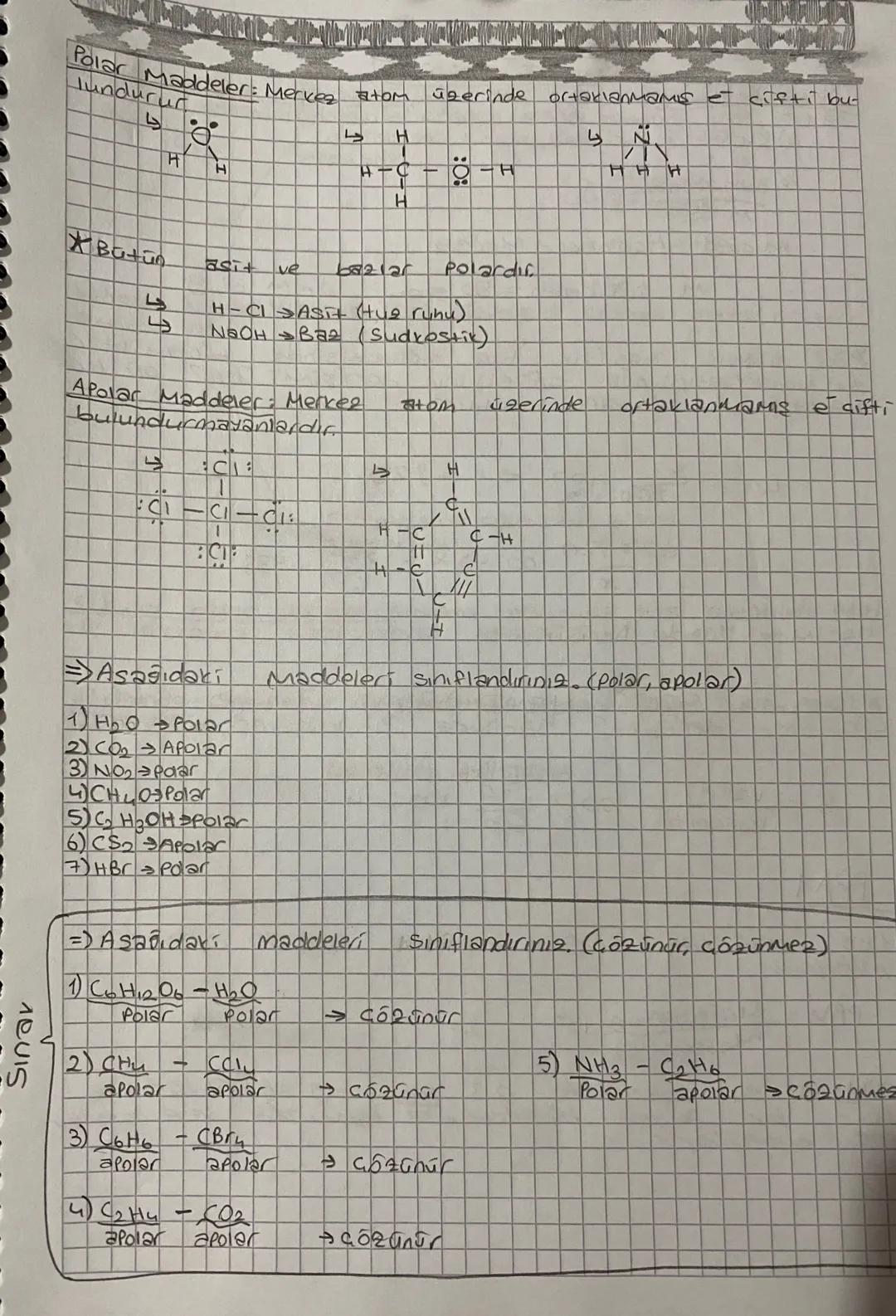 Sinar

Polar Maddeler: Merves atom üzerinde ortaklanmamis et cifti bu-
Jundururt



























































