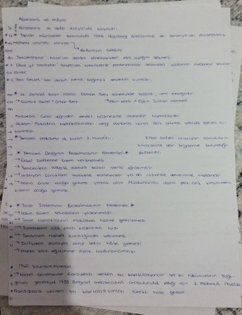 Rönesans ve reform
Rönesans
ilk defa italya'da basladı.
*A* Yapılan mücadeler sonucunda 1556 Augsburg Antlasmas le Amanya'da Protestantik
*m