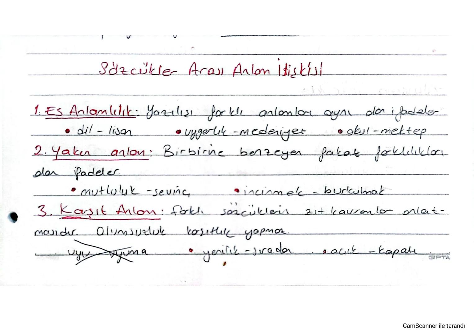 Sözcükler Arası Arlon Hiskist
1. Es Anlamlılık: Yazılışı farklı anlamları aynı da ifadeler
• vygerlik - medeniyet
• okul - mektep
• dil - li