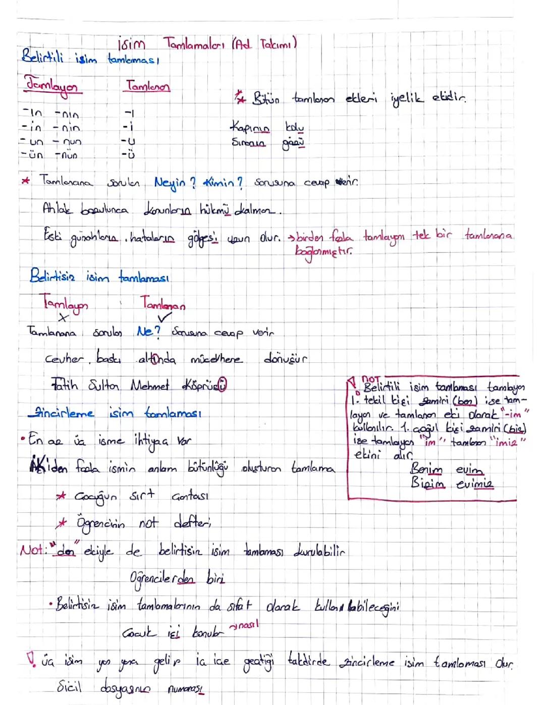 Belirtisiz, Belirtili ve Zincirleme İsim Tamlamaları: Türleri ve Örnekleri