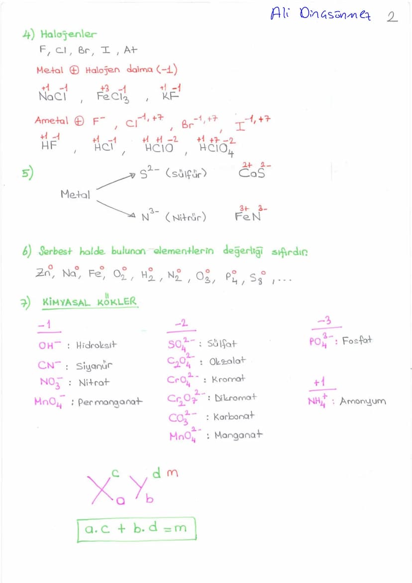 A4
1
DING SONMEZ
ELEKTROKİMYA
a) REDOKS (INDIRGENME - YÜKSELTGENME)
b) AKTİFLİK
c) PILLER
d) ELEKTROLIZ
Değerlik Bulma Kuralları
+1
+2
Lit
N