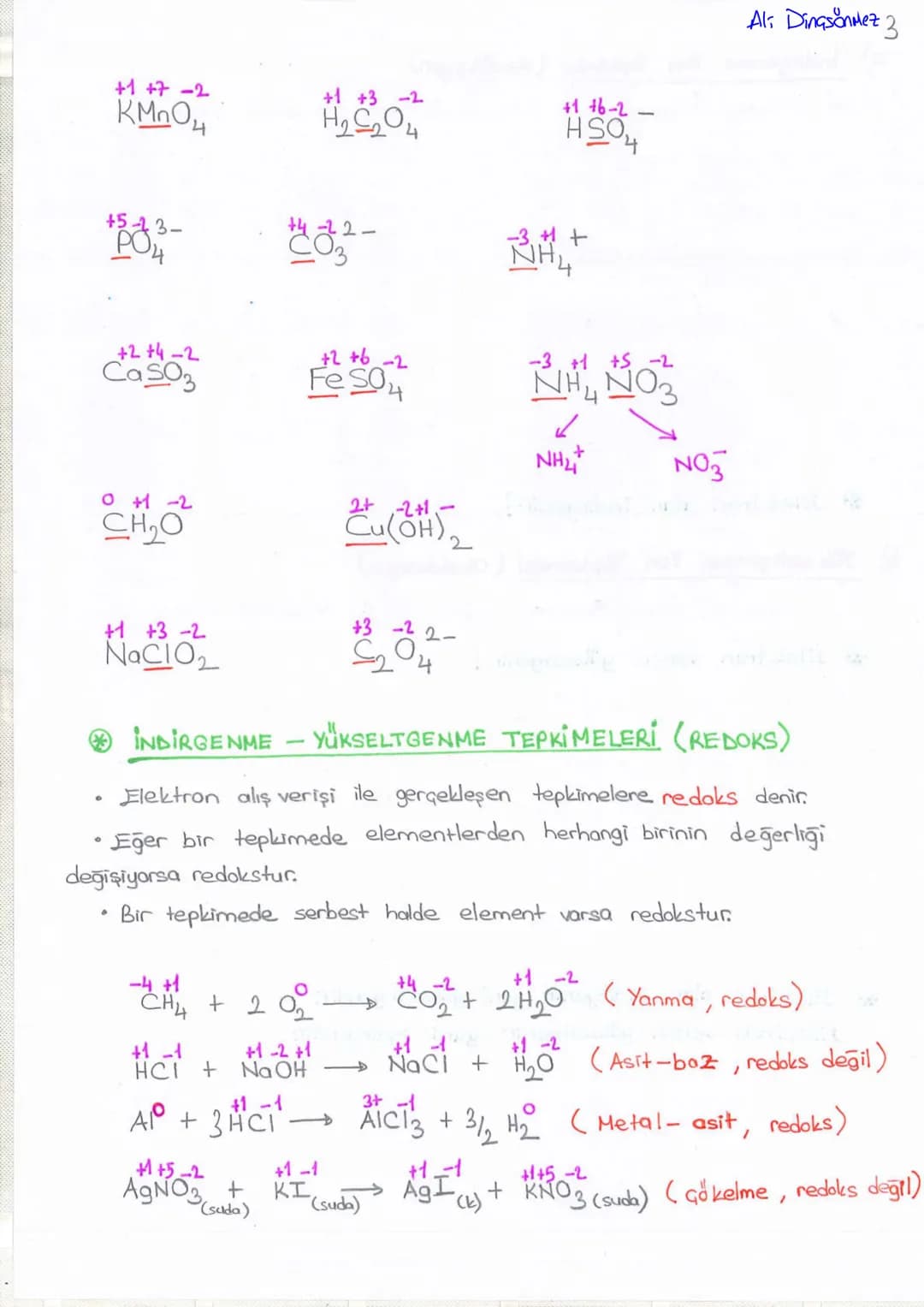 A4
1
DING SONMEZ
ELEKTROKİMYA
a) REDOKS (INDIRGENME - YÜKSELTGENME)
b) AKTİFLİK
c) PILLER
d) ELEKTROLIZ
Değerlik Bulma Kuralları
+1
+2
Lit
N