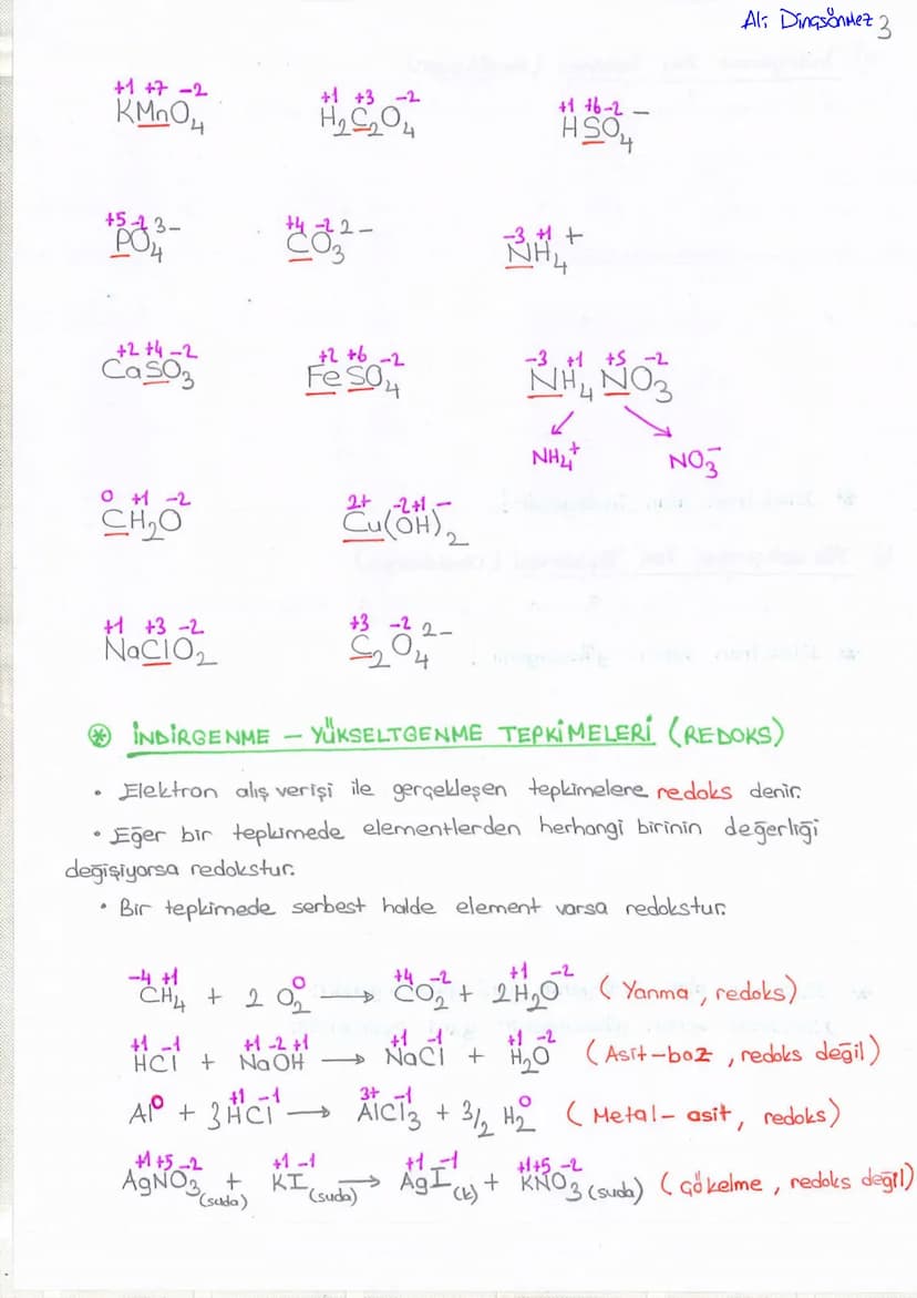 A4
1
DING SONMEZ
ELEKTROKİMYA
a) REDOKS (INDIRGENME - YÜKSELTGENME)
b) AKTİFLİK
c) PILLER
d) ELEKTROLIZ
Değerlik Bulma Kuralları
+1
+2
Lit
N
