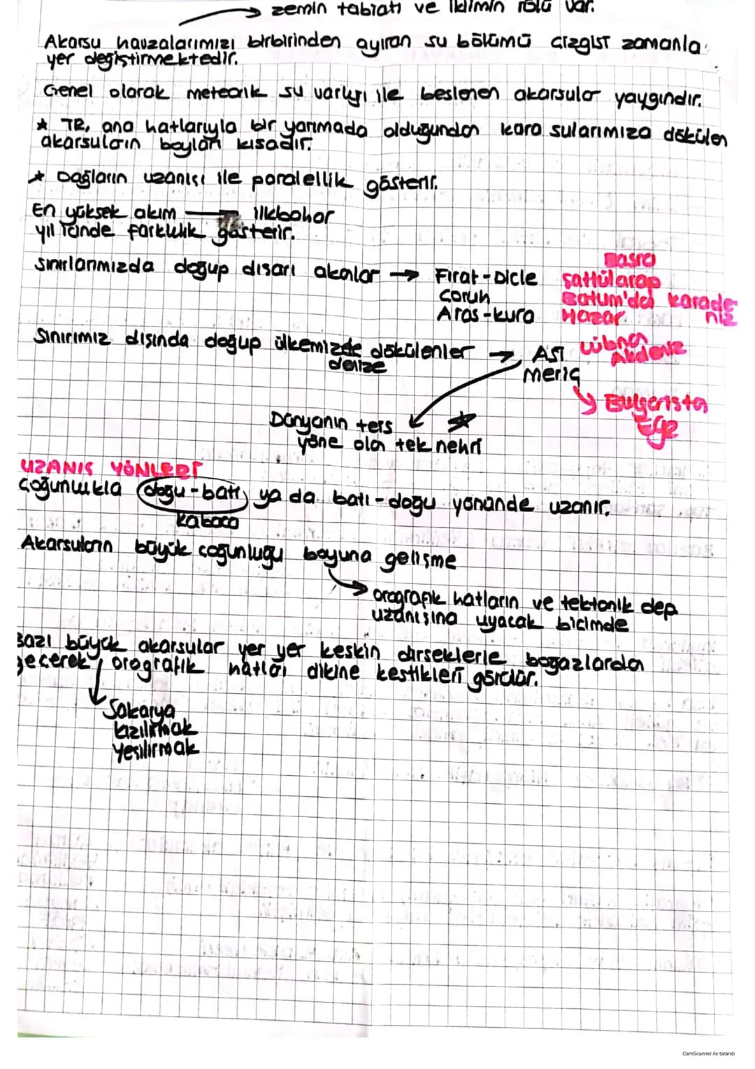 -
-
-
TÜRKİYE'DEKİ AKARSULARIN OLUSUMU VE GELİSİMİ
URERINGE DOL OYNAVAN FAKTÖRLER
Yapı ve rölyef (reik yap', Holojik ozellikler, akarsu hav.