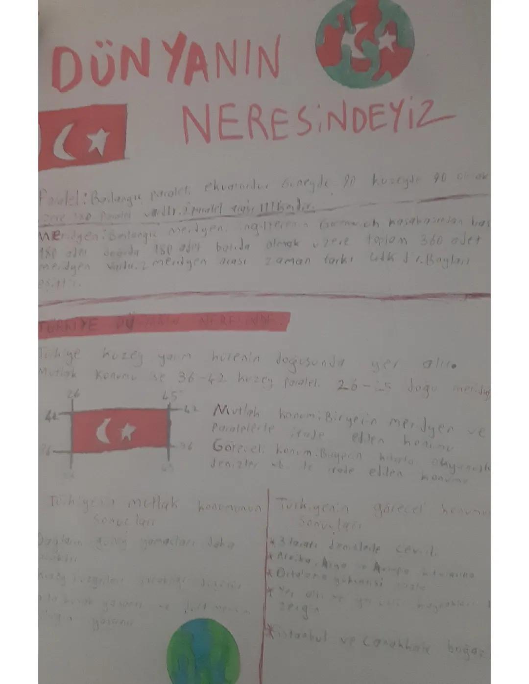 Sosyal bilimler Dünyanın neresindeyiz