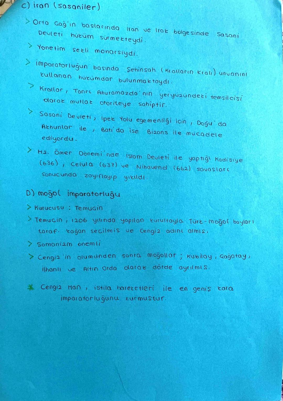 =
Orta Gağ'da Dünya =

651 Sasani Devleti'nin yıkılması

711 Vizigot Krallığı'nın sona ermesi

1000 İslamiyet' in Hindistan'da yayılmaya baş