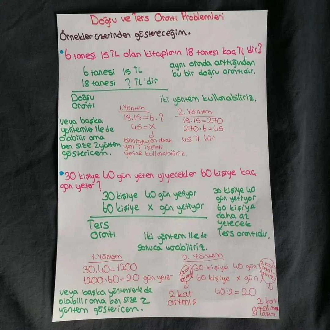 Oran-Oranti
ihi Gokluğun birbirine bölünmesine oran denir.
iki oranın eşitliğine orantı denir.
@rnek: 2'nin 3'e oranı =
3'ün 2'ye oral
-21'n