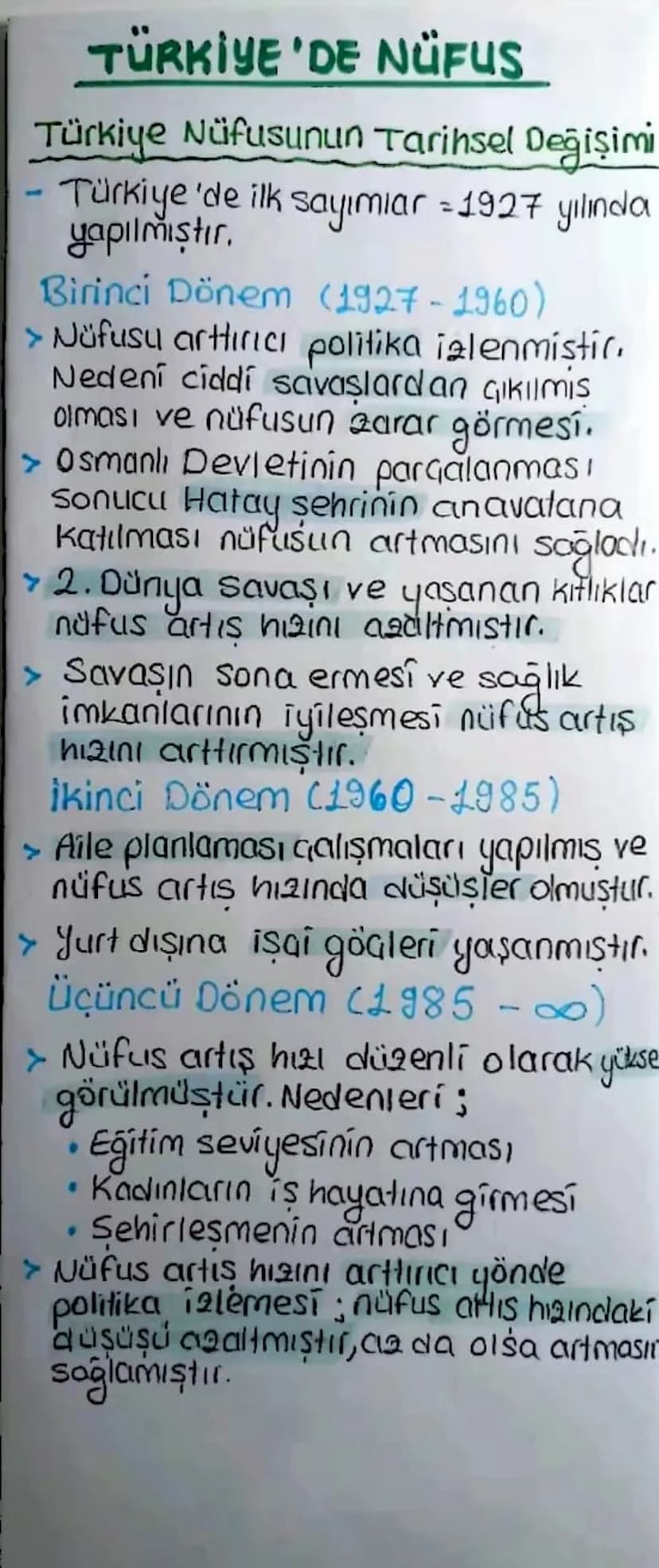 NÜFUS
Nüfusun özellikleri ve önemi
Nüfus => Celirli bir zamanda sınırları
tanımlı bir bölgede yaşayan insan
sayısıdır.
Demografi > Sınırları