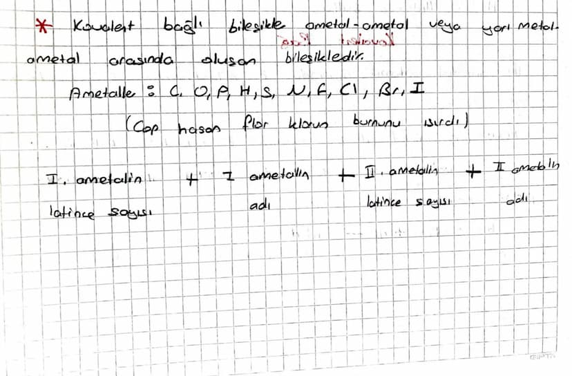 C
Tyonik
Baglor
-
2ıt yüklü iyonların
elektrik
çekim kuvveti
birbinin
çekinesk
Sonucu
oluşan
baga deni
Metal ve
ametal
atomları
arasında
10
