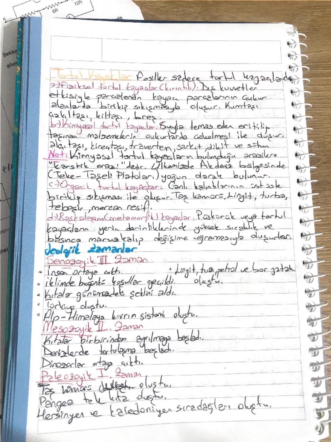 10. Sınıf coğrafya 1. Yazılıya hazırlık ders notları