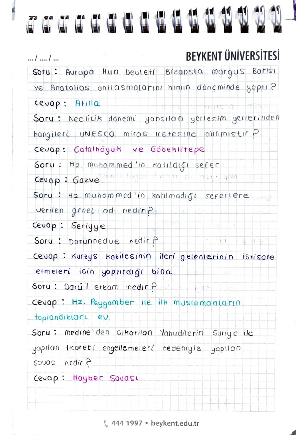 .../...../...
BEYKENT ÜNİVERSİTESİ
TARIH NOT
30 Ekim 1918: Mondros Ateskes Antlasması imzalandı.
3 Kasım 1918: musul'un ingilizler taraf isg