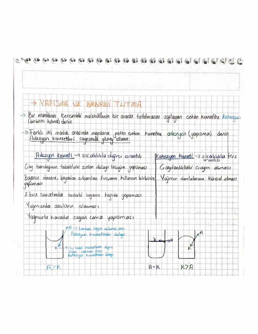 DİKKAT Y Suyun sıcaklığı O'C'den thic
ye
Kadar yükselirken hacmi
azalır. Dolayısıyla sizkitlesi artar. thc de yoğunluğu max. değerini
alir v