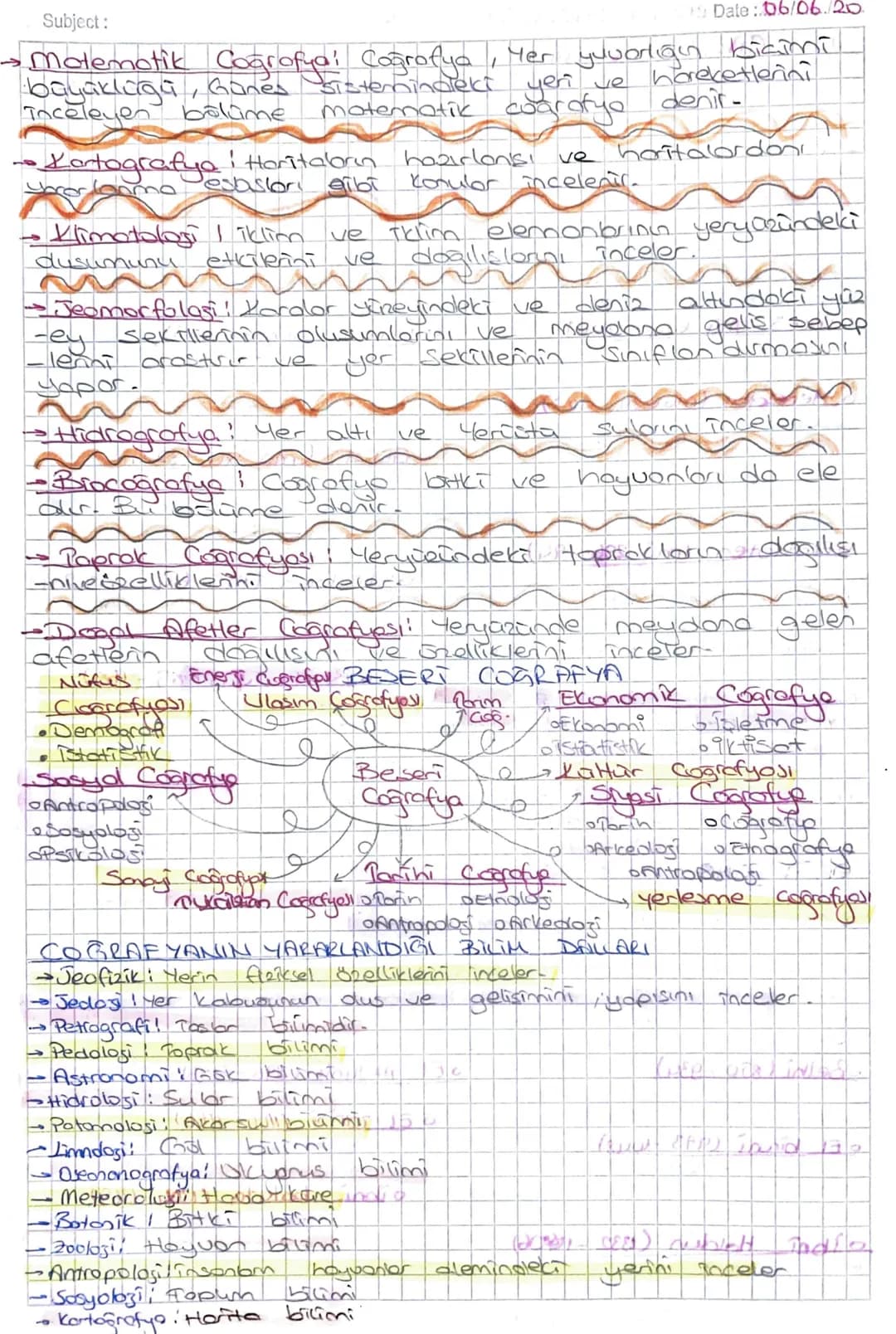 Subject: Doga, inson ve Coğrafya
DOGAL UNISURIAR
-Dogel Sistemler
1) Atmosfer (Hovo kore) ; Veryüzünü senan
atmosferin
Date :.6.1.6.120
дог
