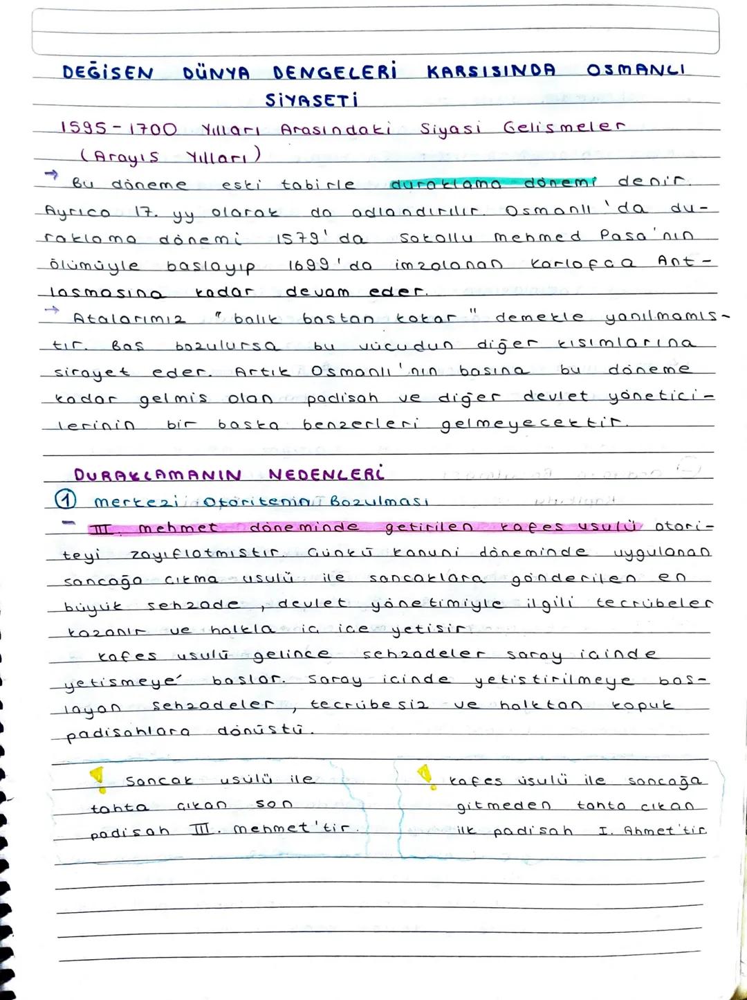 DEGISEN DÜNYA
1595-1700
Yılları
DENGELERI
SIYASETI
KARSISINDA
OSMANLI
Arasındaki Siyasi Gelismeler
(Arayis Yılları)
->
ви
doneme
eski tabirl