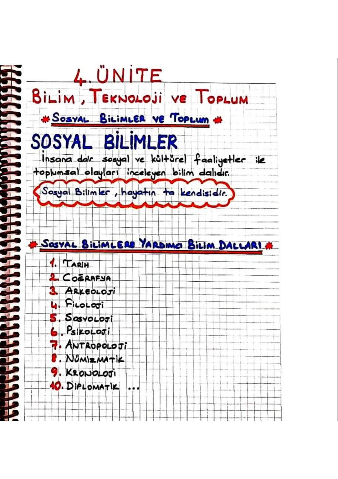 SOSYAL BİLİMLERE YARDIMCI BİLİM DALLARI
TARIH
Geçmişte yaşanan olayları
yer ve zaman belirtip
neden-sonuç ilişkisi içinde
araştırır.
COĞRAFY