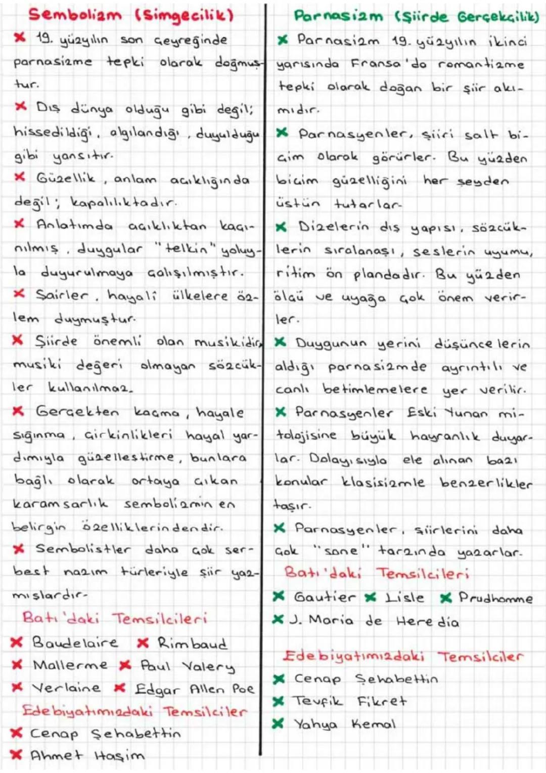 EDEBI AKIMLAR
Edebiyat, resim, müzik, heykel gibi değişik sanat dalla-
rıyla ilgili olarak ortaya çıkan, belirli bir görüş ve anlayışı
ifade