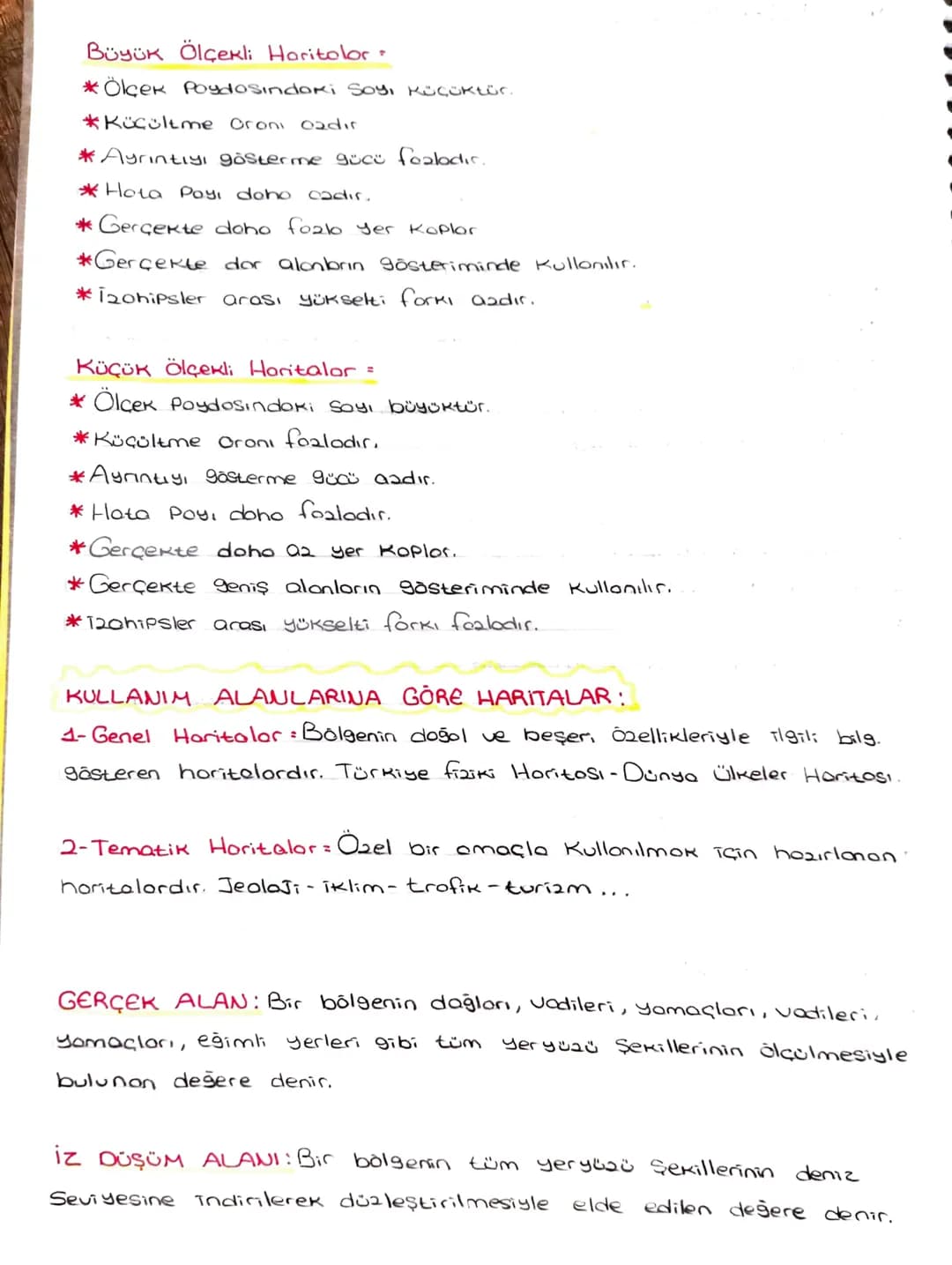 HARITA BİLGİSİ:
Harita için temel Şart:
> Kuş bakışı Çizim olmosi
Ölçeğin olmosi
> Düzlem üzerine aktarılması
Haritanın Unsurları:
•Başlık: 