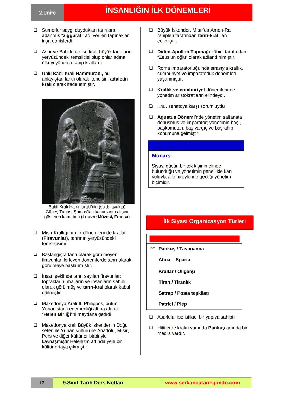 2. Ünite
İNSANLIĞIN İLK DÖNEMLERİ
Yazının İcadından Önce İnsan
Avcılık ve besin toplayıcılığı
Yerleşik yaşam ve tarımsal üretim
Emmer
Tahılı