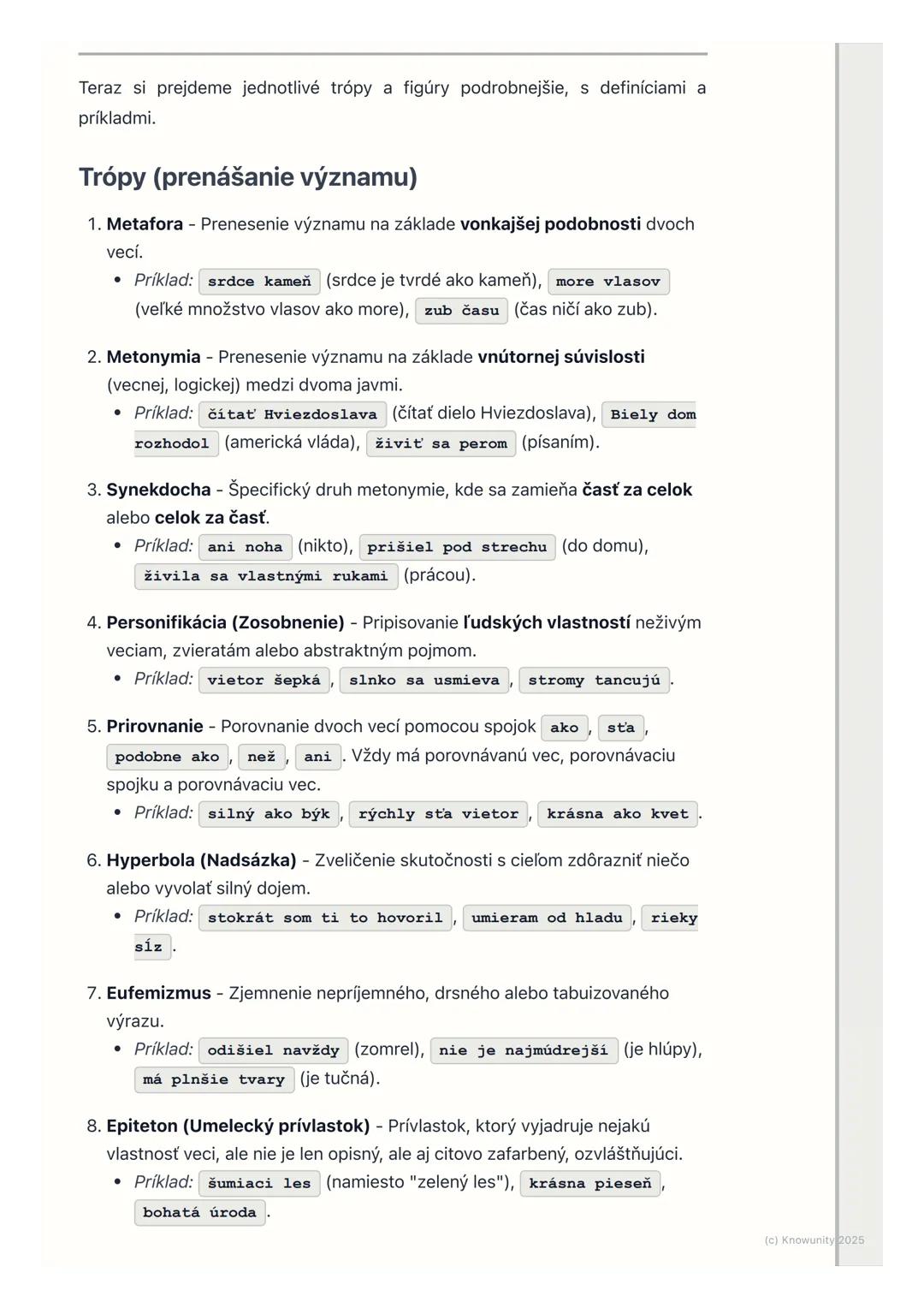 # Umelecké prostriedky a figúry

1. Úvod do umeleckých prostriedkov a
figúr

V literatúre, ale aj v bežnej reči, často používame špeciálne s