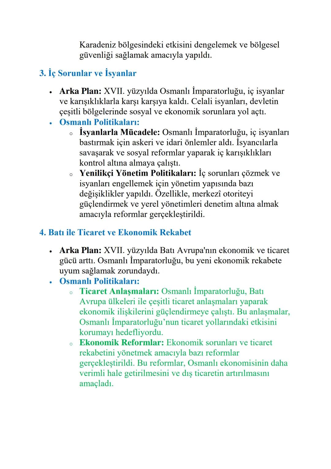 XVII. YÜZYILDA DEĞİŞEN SİYASİ
REKABET İÇERİSİNDEKİ OSMANLI
DEVLETİ POLİTİKALARI
1. Avusturya ile Rekabet ve Uzun Süreli Savaşlar
•
•
Arka Pl